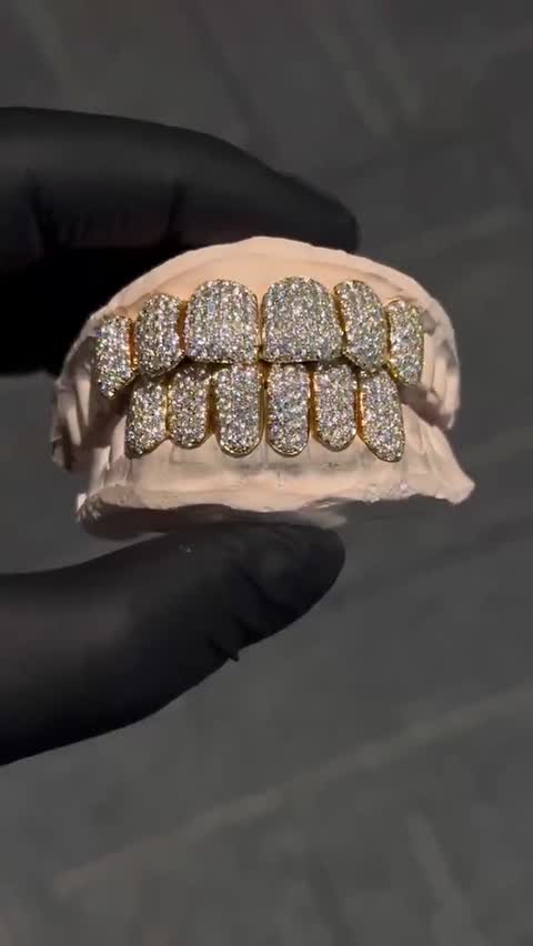 Finished full set in rose gold