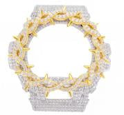 Iced moissanite cover for Casio G-Shock DW-6900, design CMW0038