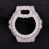 Iced moissanite cover for Casio G-Shock DW-6900, design CMW0040