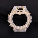 Iced moissanite cover for Casio G-Shock DW-6900, design CMW0043