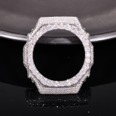Iced moissanite cover for Casio G-Shock GA-2100, design CMW0005